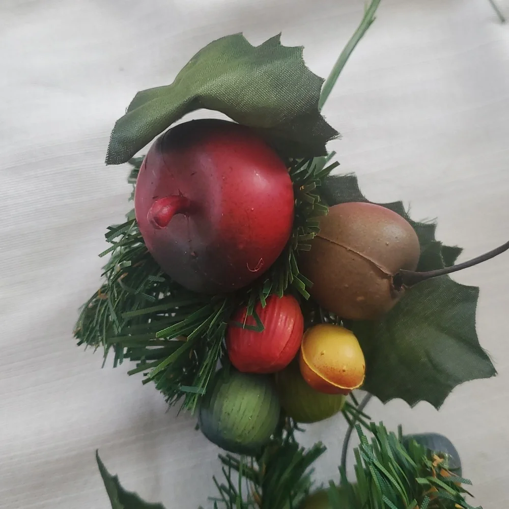 Vintage Artificial Christmas floral picks